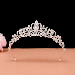 Bride's crown, Korean-style wedding hair accessory, princess's grand birthday crown, 18-year-old adult girl's gift headwear, super ethereal