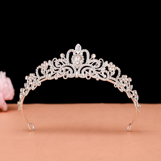 Children's crown headwear, princess, girl's crown, crystal headband, piano performance, catwalk accessories, birthday hair accessories for girls Children's crown headwear, princess, girl's crown, crystal headband, piano performance, catwalk accessories, birthday hair accessories for girls