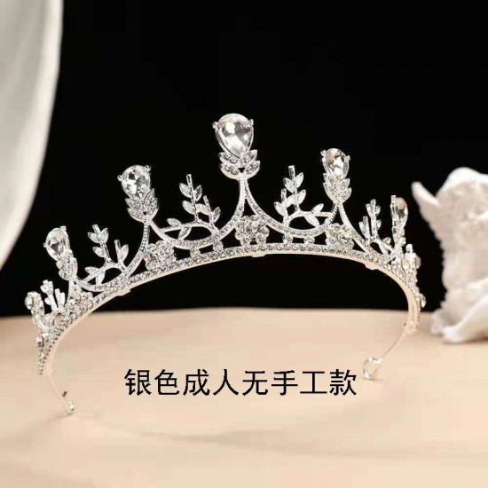 Children's crown headwear, princess, girl's crown, crystal headband, piano performance, catwalk accessories, birthday hair accessories for girls Children's crown headwear, princess, girl's crown, crystal headband, piano performance, catwalk accessories, birthday hair accessories for girls