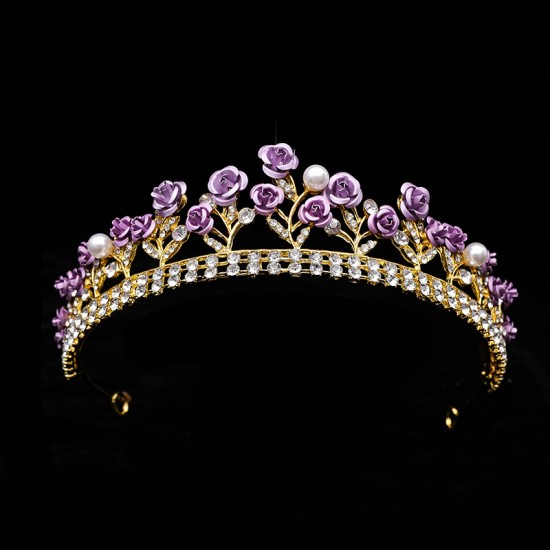 Three-piece set of bridal headwear, Korean forest-style hair band, red hair accessory, fairy hair band, toasting wedding dress and accessories Three-piece set of bridal headwear, Korean forest-style hair band, red hair accessory, fairy hair band, toasting wedding dress and accessories