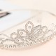 Children's crown headwear, princess girl crown, crystal headband, pink Frozen, children's birthday hair accessory Children's crown headwear, princess girl crown, crystal headband, pink Frozen, children's birthday hair accessory