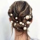 Bridal coiled hair accessories, Hair hairpins, hair clips, U-shaped clips, popular hairdressing pins, makeup braided hair