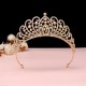 Bride hair accessory, 18-year-old luxurious crystal Korean-style crown, Baroque retro black hair accessory, best friend's birthday gift Bride hair accessory, 18-year-old luxurious crystal Korean-style crown, Baroque retro black hair accessory, best friend's birthday gift