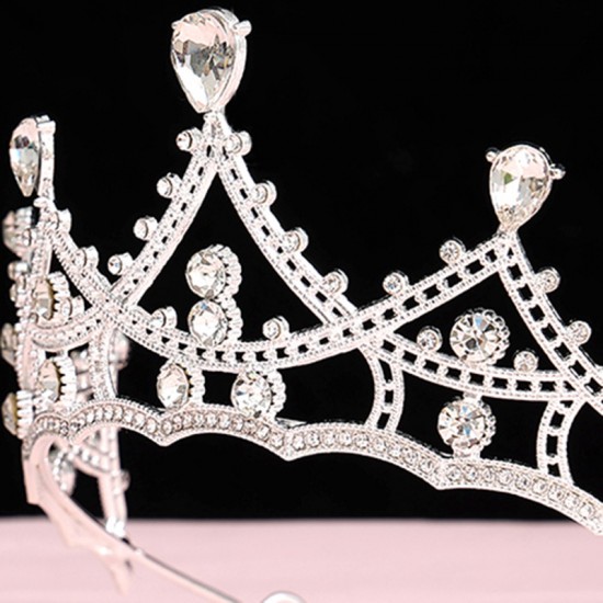 Bride's wedding headwear, wedding dress, crown, Korean-style photo hair accessories, girl's 18th birthday, princess's coming-of-age ceremony crown