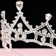 Bride's wedding headwear, wedding dress, crown, Korean-style photo hair accessories, girl's 18th birthday, princess's coming-of-age ceremony crown