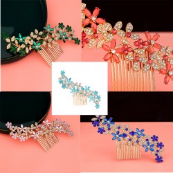 Hair accessories, hair clips, head ornaments, Korean bow, water diamond, pearl, exquisite hair combs, alloy hairpins, bun hairpins, hair sets
