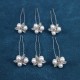 U-shaped hairpin, bride's coiled hair, braided hair, hair accessory, hairpin, fashionable starfish hair pin, rhinestone pearl hair hairpin U-shaped hairpin, bride's coiled hair, braided hair, hair accessory, hairpin, fashionable starfish hair pin, rhinestone pearl hair hairpin