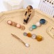 Crystal edge pink crystal Korean bb clip Korean version Korean simple geometric hair accessory Instagram popular bangs broken hair clip