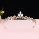 Crown bride Korean-style super ethereal and beautiful wedding dress, hair accessory, princess, simple adult, children's fashion show, ruby hair band Crown bride Korean-style super ethereal and beautiful wedding dress, hair accessory, princess, simple adult, children's fashion show, ruby hair band