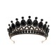 New wedding crown headwear, birthday hair accessory, European and American wedding ornaments, luxurious red crystal bridal crown New wedding crown headwear, birthday hair accessory, European and American wedding ornaments, luxurious red crystal bridal crown