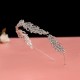 Fairy water Diamond Leaf Hair band, hair tie, Forest-style super fairy-like face, small head band, versatile for going out, simple pressing method hair clip