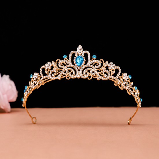 Bride's crown, Korean-style wedding hair accessory, princess's grand birthday crown, 18-year-old adult girl's gift headwear, super ethereal Bride's crown, Korean-style wedding hair accessory, princess's grand birthday crown, 18-year-old adult girl's gift headwear, super ethereal