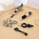 Little Bear Feather Hair Clip 6-piece set, Pearl Water Diamond Scissors hair clip, Korean ins style retro bangs clip, Fairy hair accessory Little Bear Feather Hair Clip 6-piece set, Pearl Water Diamond Scissors hair clip, Korean ins style retro bangs clip, Fairy hair accessory