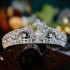2024 new princess-style wedding crown, bridal high-end headwear, wedding accessories, princess coming-of-age ceremony, birthday crown
