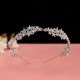 Fairy water Diamond Leaf Hair band, hair tie, Forest-style super fairy-like face, small head band, versatile for going out, simple pressing method hair clip