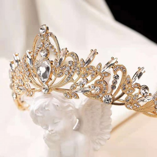 A popular online celebrity, Baroque retro black luxurious crown, bridal headwear, wedding accessories, birthday tiara, 20 years old A popular online celebrity, Baroque retro black luxurious crown, bridal headwear, wedding accessories, birthday tiara, 20 years old