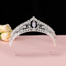 2024 new princess-style wedding crown, bridal high-end headwear, wedding accessories, princess coming-of-age ceremony, birthday crown
