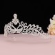 Bride's crown headwear, coming-of-age birthday crystal grand crown, Internet celebrity Balo Queen's crown, wedding accessories Bride's crown headwear, coming-of-age birthday crystal grand crown, Internet celebrity Balo Queen's crown, wedding accessories