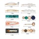 European and American cross-border hair accessories, acetate edge clips, marble, Amazon hair clips, pearl candy color, fashionable hair clips for women's sets European and American cross-border hair accessories, acetate edge clips, marble, Amazon hair clips, pearl candy color, fashionable hair clips for women's sets