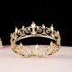 Birthday crown headwear, birthday little princess, student coming-of-age ceremony, female round black 18-year-old crown, bride's wedding Birthday crown headwear, birthday little princess, student coming-of-age ceremony, female round black 18-year-old crown, bride's wedding